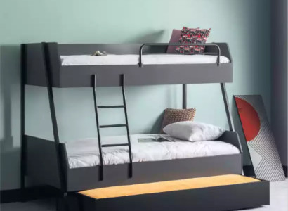 Youth bed children's bed kids design modern bed children's room beds wood